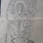 森本登さんがFBを初めました❗ご紹介を兼ねて20年前に描いていた仏画を見て下さい🍀