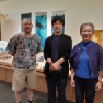 わが大山崎町の素敵な芸術家さんを紹介します🎶染色作家の近藤さんで展覧会へ行きました。素敵な作品が💐