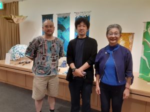 わが大山崎町の素敵な芸術家さんを紹介します🎶染色作家の近藤さんで展覧会へ行きました。素敵な作品が💐