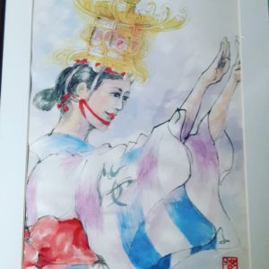 8月の絵画です🎨8月もよろしくお願い致します🌻