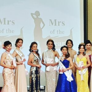 ㊗️大山崎町で親しくしている薮さんが『ミセスオブイヤー』でグランプリとドレス賞の2👑👑を受賞されました💐🎊💐