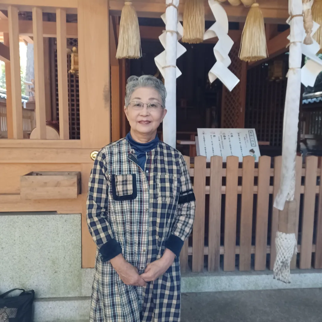 町内の小倉神社で[お朔日参り🙏]を始めました。