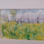 春の新美展に出展している夫の絵画を鑑賞しました🖼