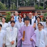 一万人のお宮奉仕で大原野神社へ行きました