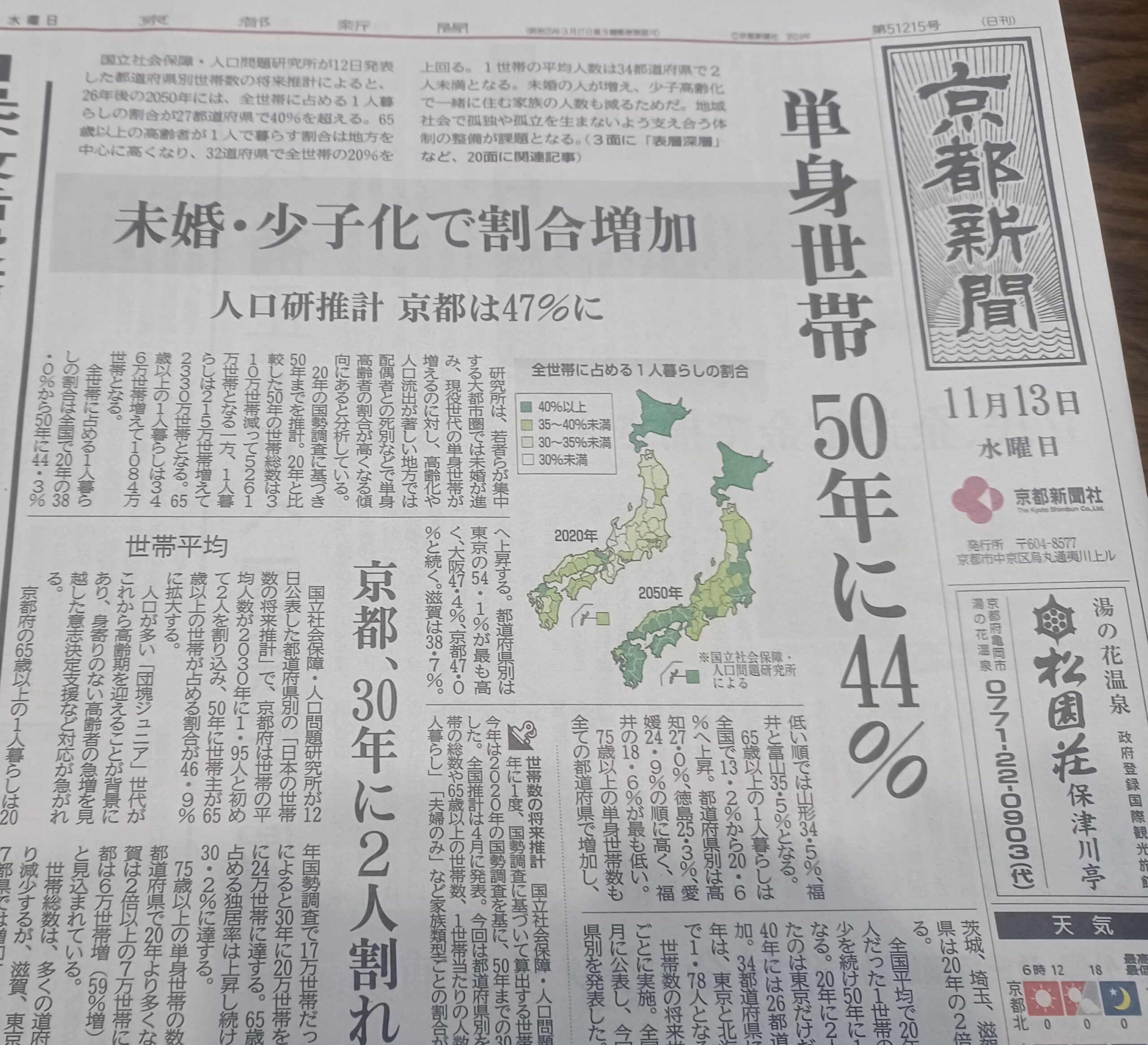 今朝の新聞に高齢者の深刻な実体が💦