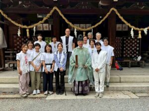 水無瀬神宮の清掃にいきました🧹