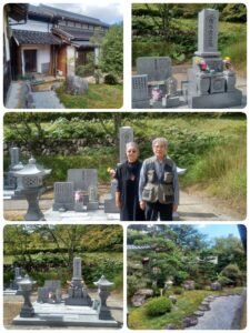 秋晴れに本家のお墓参りと秋を楽しみました
