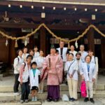 水無瀬神宮へ清掃奉仕に行きました