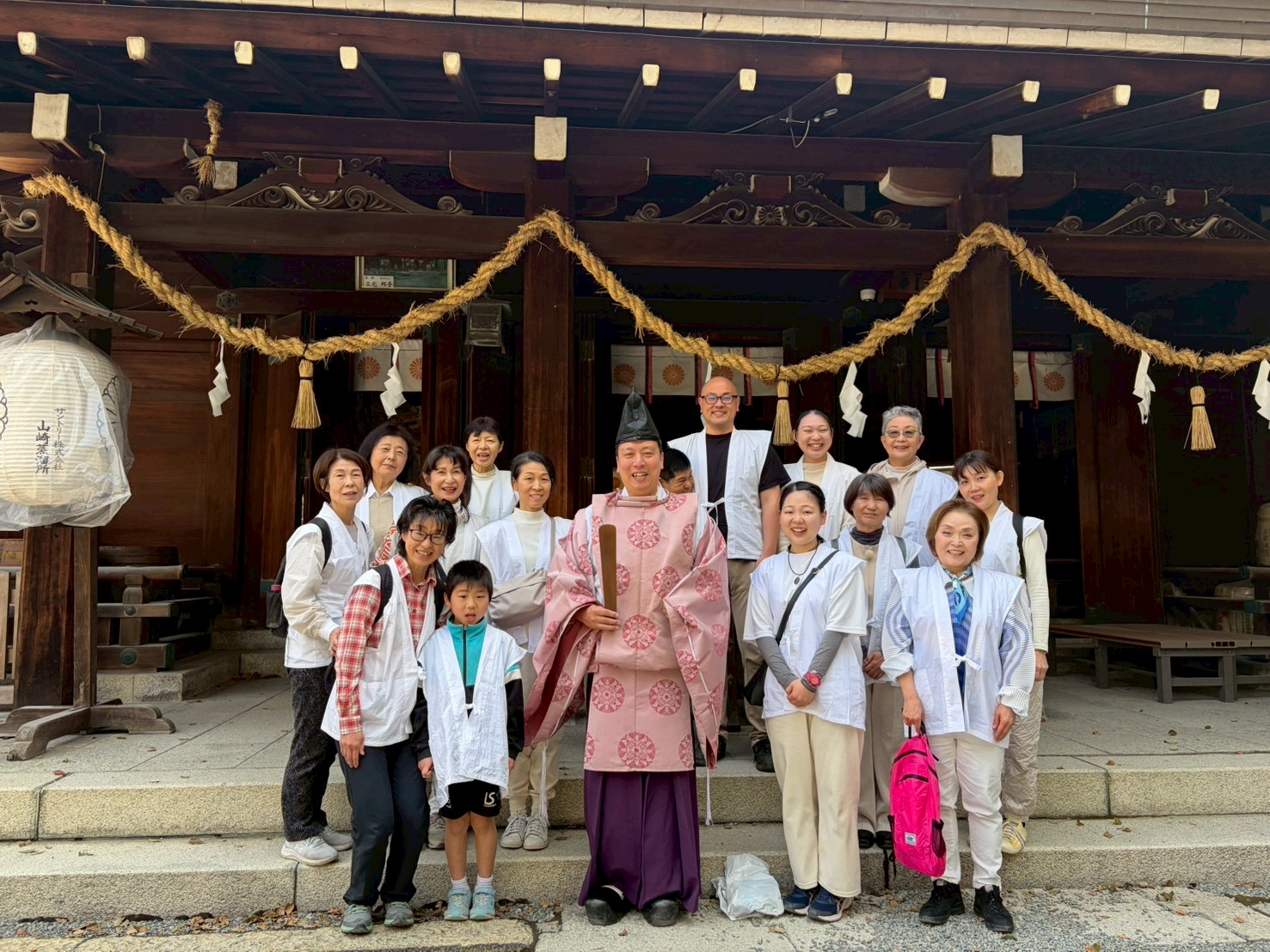 水無瀬神宮へ清掃奉仕に行きました